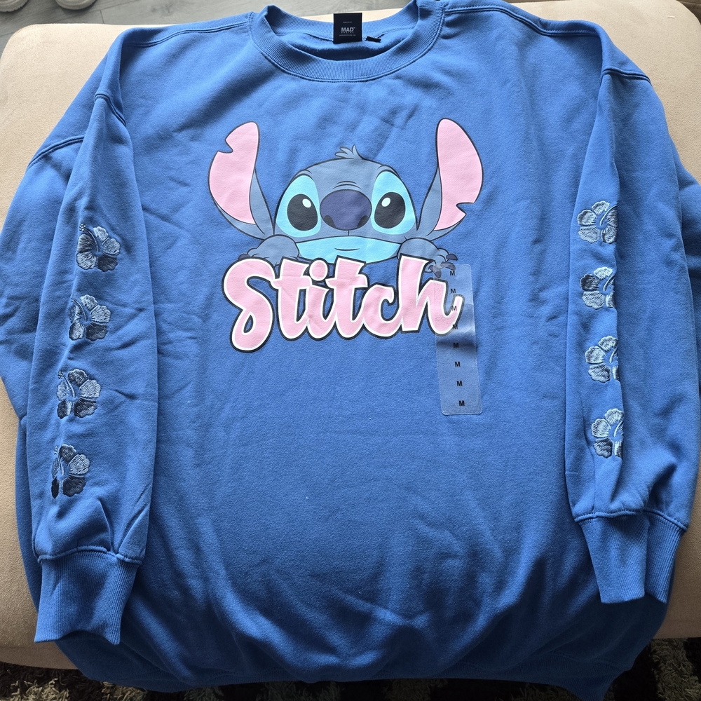 Disney Blue Stitch Sweatshirt